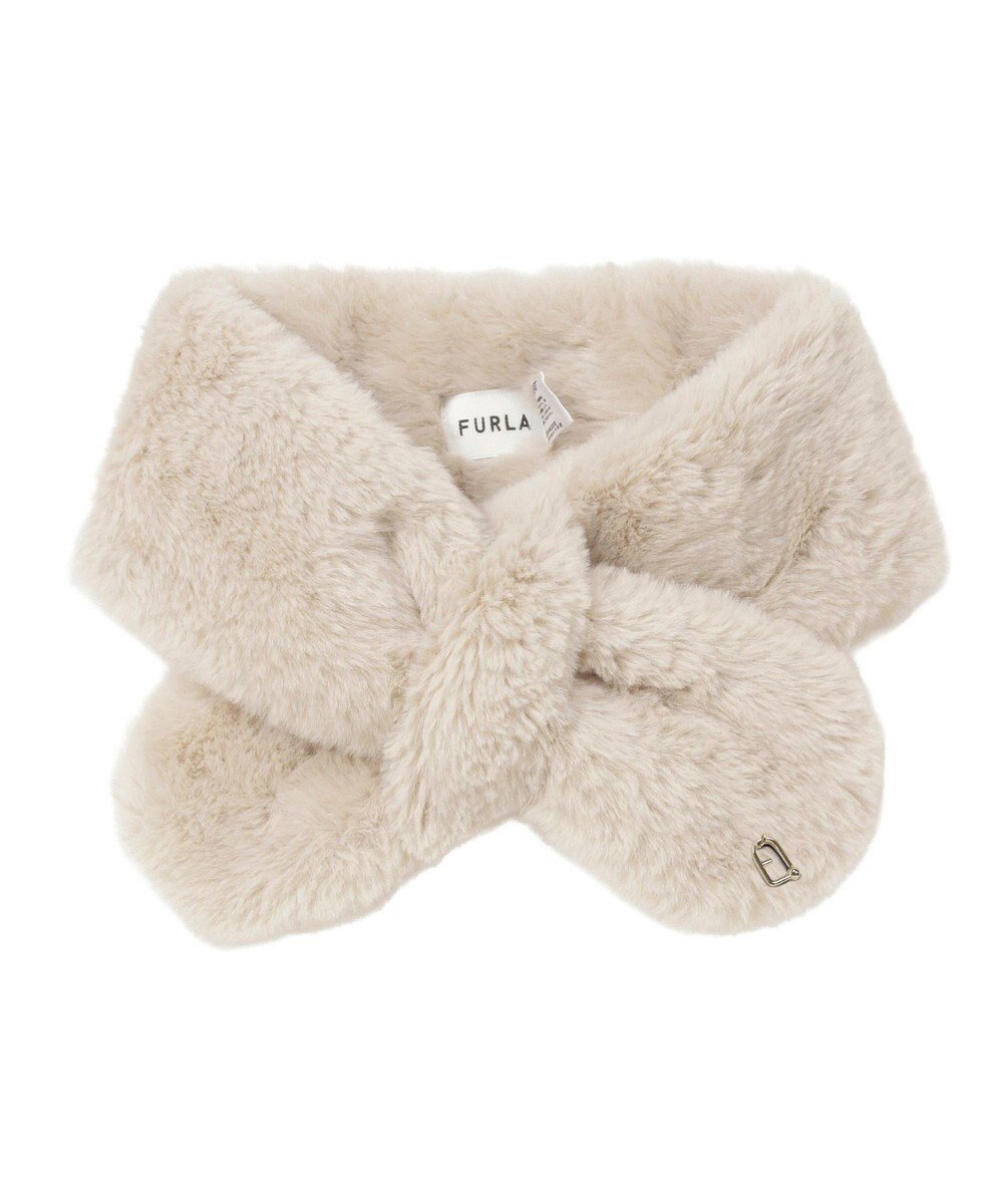 【ムーンバット/MOONBAT】のFURLA(フルラ)プチリボンマフラー アーチロゴ フェイクファー インテリア・キッズ・メンズ・レディースファッション・服の通販 founy(ファニー) ファッション Fashion レディースファッション Fashion for Women マフラー・スヌード / 冬小物の定番 Scarves & Mufflers イタリア Italy エレガント 上品 Elegant コレクション Collection, Seasonal Line スヌード Snood, Infinity Scarf スマート Smart, Elegant パターン Pattern, Design Print フェイクファー Faux Fur, Imitation Fur マフラー Scarf, Muffler リアル Real, Realistic A/W・秋冬 Autumn/Winter ベージュ|ID: prp329100004763795 ipo3291000000034485015