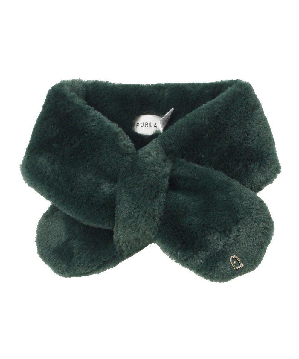 【ムーンバット/MOONBAT】のFURLA(フルラ)プチリボンマフラー アーチロゴ フェイクファー インテリア・キッズ・メンズ・レディースファッション・服の通販 founy(ファニー) ファッション Fashion レディースファッション Fashion for Women マフラー・スヌード / 冬小物の定番 Scarves & Mufflers イタリア Italy エレガント 上品 Elegant コレクション Collection, Seasonal Line スヌード Snood, Infinity Scarf スマート Smart, Elegant パターン Pattern, Design Print フェイクファー Faux Fur, Imitation Fur マフラー Scarf, Muffler リアル Real, Realistic A/W・秋冬 Autumn/Winter ダークグリーン|ID: prp329100004763795 ipo3291000000034485018