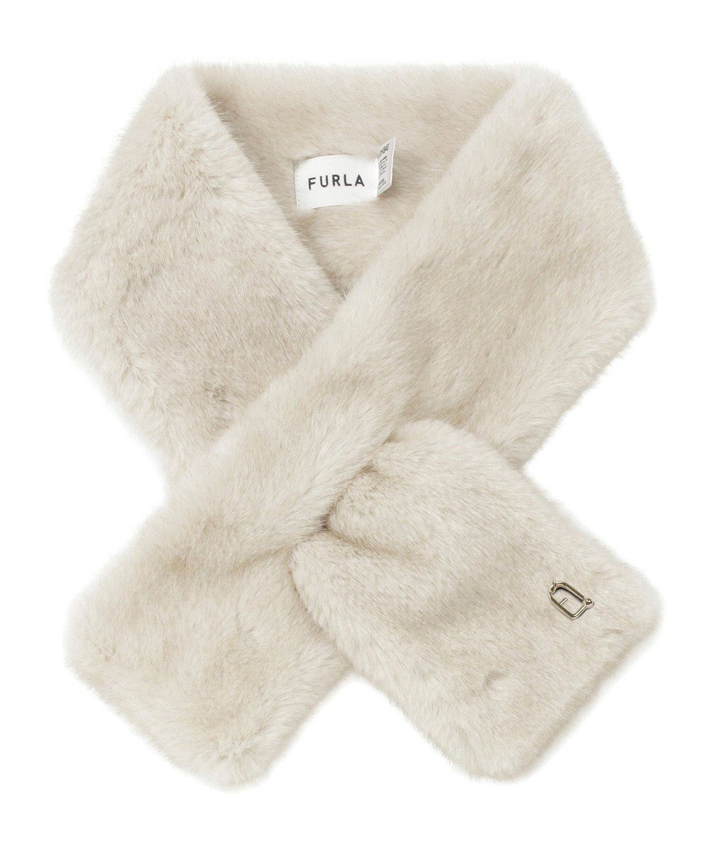 【ムーンバット/MOONBAT】のFURLA(フルラ)差し込みファーティペット マフラー アーチロゴ フェイクファー インテリア・キッズ・メンズ・レディースファッション・服の通販 founy(ファニー) ファッション Fashion レディースファッション Fashion for Women マフラー・スヌード / 冬小物の定番 Scarves & Mufflers イタリア Italy エレガント 上品 Elegant コレクション Collection, Seasonal Line ストール Stole, Wrap スヌード Snood, Infinity Scarf パターン Pattern, Design Print フェイクファー Faux Fur, Imitation Fur マフラー Scarf, Muffler ラグジュアリー Luxury, Elegant リアル Real, Realistic A/W・秋冬 Autumn/Winter ベージュ|ID: prp329100004763797 ipo3291000000034485034