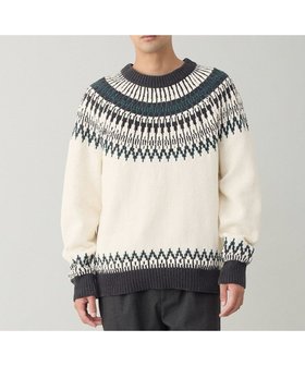 【アンフィーロ/UNFILO / MEN】のライトモール ノルディックニット 人気、トレンドファッション・服の通販 founy(ファニー) ファッション Fashion レディースファッション Fashion for Women トップス・カットソー Cut & Sew Tops ニット Knit Tops & Sweaters ウォッシャブル Machine Washable ヴィンテージ Vintage Style 抗菌 Antibacterial, Bacteria-Resistant ストレート Straight, Straight Cut セーター Sweater, Knitwear デニム Denim, Jeans Material 冬 Winter / This Winter A/W・秋冬 Autumn/Winter 新作・新入荷 New Arrivals / New In おすすめ Recommended / Our Picks |ID:prp329100004763798