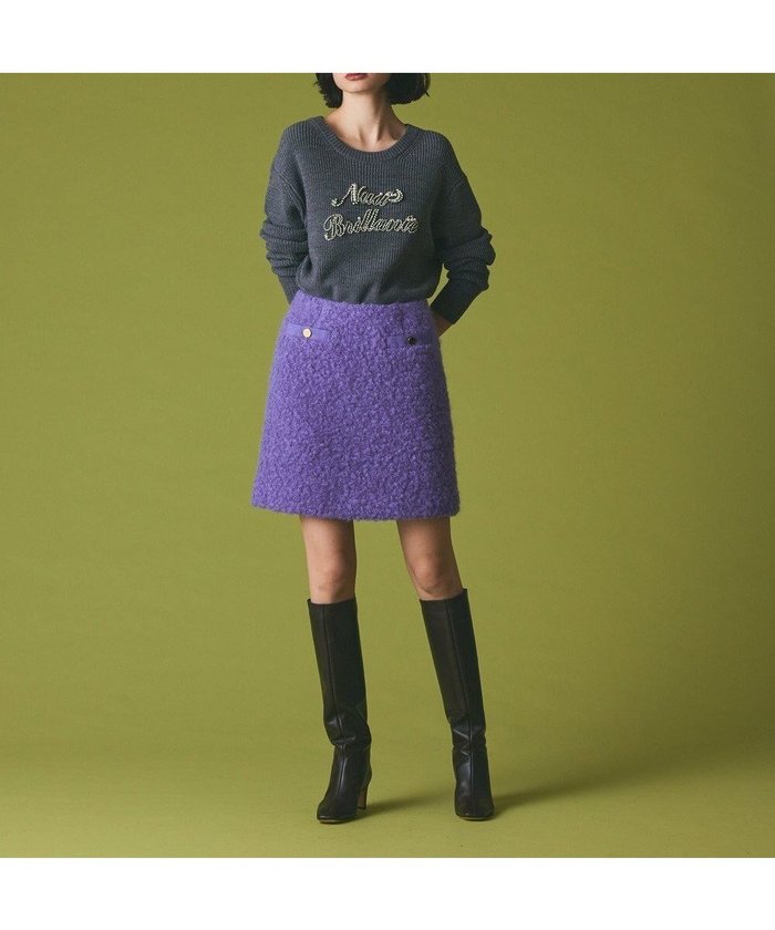 【グレース コンチネンタル/GRACE CONTINENTAL】のリングウールミニスカート インテリア・キッズ・メンズ・レディースファッション・服の通販 founy(ファニー) https://founy.com/ ファッション Fashion レディースファッション Fashion for Women スカート Skirts ミニスカート Mini Skirts イタリア Italy シンプル Simple, Minimal ミニスカート Mini Skirt, Short Skirt 定番 Standard, Basic Item A/W・秋冬 Autumn/Winter |ID: prp329100004763800 ipo3291000000035348412