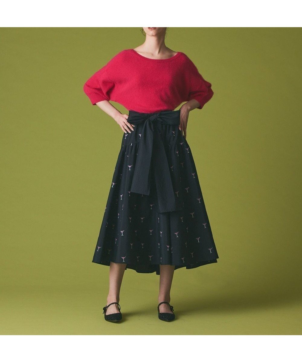 【グレース コンチネンタル/GRACE CONTINENTAL】のカクテルモチーフスカート 人気、トレンドファッション・服の通販 founy(ファニー) ファッション Fashion レディースファッション Fashion for Women スカート Skirts ギャザー Gathered, Ruffled タフタ Taffeta, Structured Fabric モチーフ Motif, Design Theme リボン Ribbon, Bow ヴィンテージ Vintage Style エレガント 上品 Elegant 無地 Plain, Solid Color A/W・秋冬 Autumn/Winter other-1|ID: prp329100004763803 ipo3291000000035348438