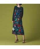 【グレース コンチネンタル/GRACE CONTINENTAL】のプリントコンビドレス ネイビー|ID: prp329100004763805 ipo3291000000034485080