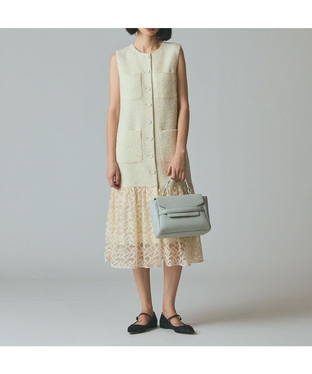 【グレース コンチネンタル/GRACE CONTINENTAL】のチュールコンビツイードワンピース 人気、トレンドファッション・服の通販 founy(ファニー) ファッション Fashion レディースファッション Fashion for Women ワンピース Dresses エレガント 上品 Elegant スパンコール Sequins, Sequin Embellishment スペシャル Special, Limited Edition スマート Smart, Elegant チュール Tulip, Tulip Motif ツイード Twill, Twill Weave ドッキング Docking, Mixed Material ドレス Dress, One-Piece フロント Front, Front Design 別注 Limited Edition, Custom Order モチーフ Motif, Design Theme リュクス Luxury, Elegant, High-End, Chic ホリデーシーズン Holiday Season other-1|ID: prp329100004763810 ipo3291000000034485093