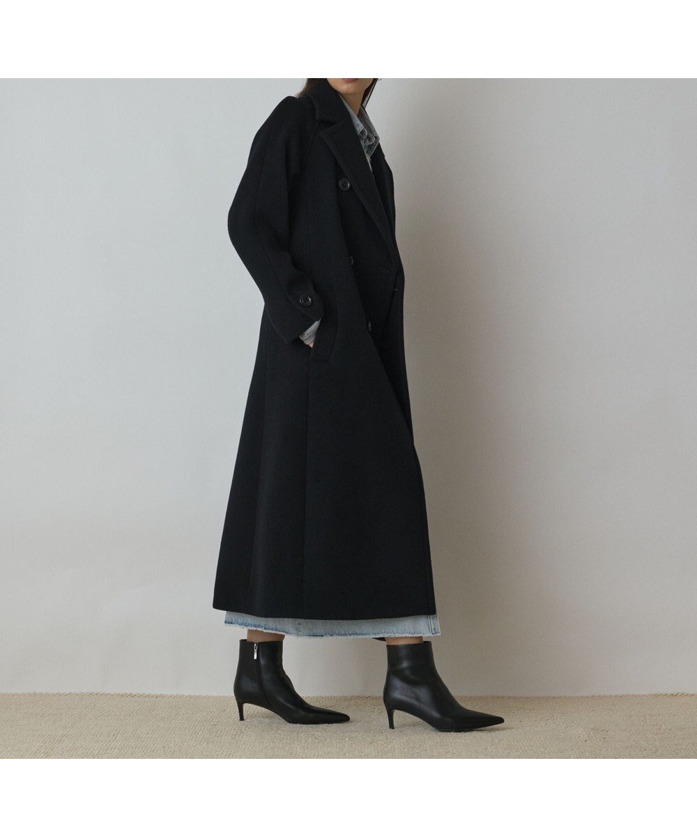 【グレース コンチネンタル/GRACE CONTINENTAL】のショートビーバーロングコート インテリア・キッズ・メンズ・レディースファッション・服の通販 founy(ファニー) ファッション Fashion レディースファッション Fashion for Women アウター Coat / Outerwear Collection コート・ロングコート・ピーコート Long Coats, Peacoats & More レディースジャケット・軽アウター Jackets チェスターコート・ロング丈アウター Chester Coats / Chesterfield Long Coats シェイプ Shape, Slim Fit ジャケット Jacket, Outerwear スペシャル Special, Limited Edition スリット Slit, Slit Detail スリーブ Sleeve, Long Sleeve / Short Sleeve チェスターコート Chester Coat, Long Coat 定番 Standard, Basic Item リラックス Relax, Relaxed Fit ロング Long, Long-Length A/W・秋冬 Autumn/Winter おすすめ Recommended / Our Picks ブラック|ID: prp329100004763811 ipo3291000000035520680