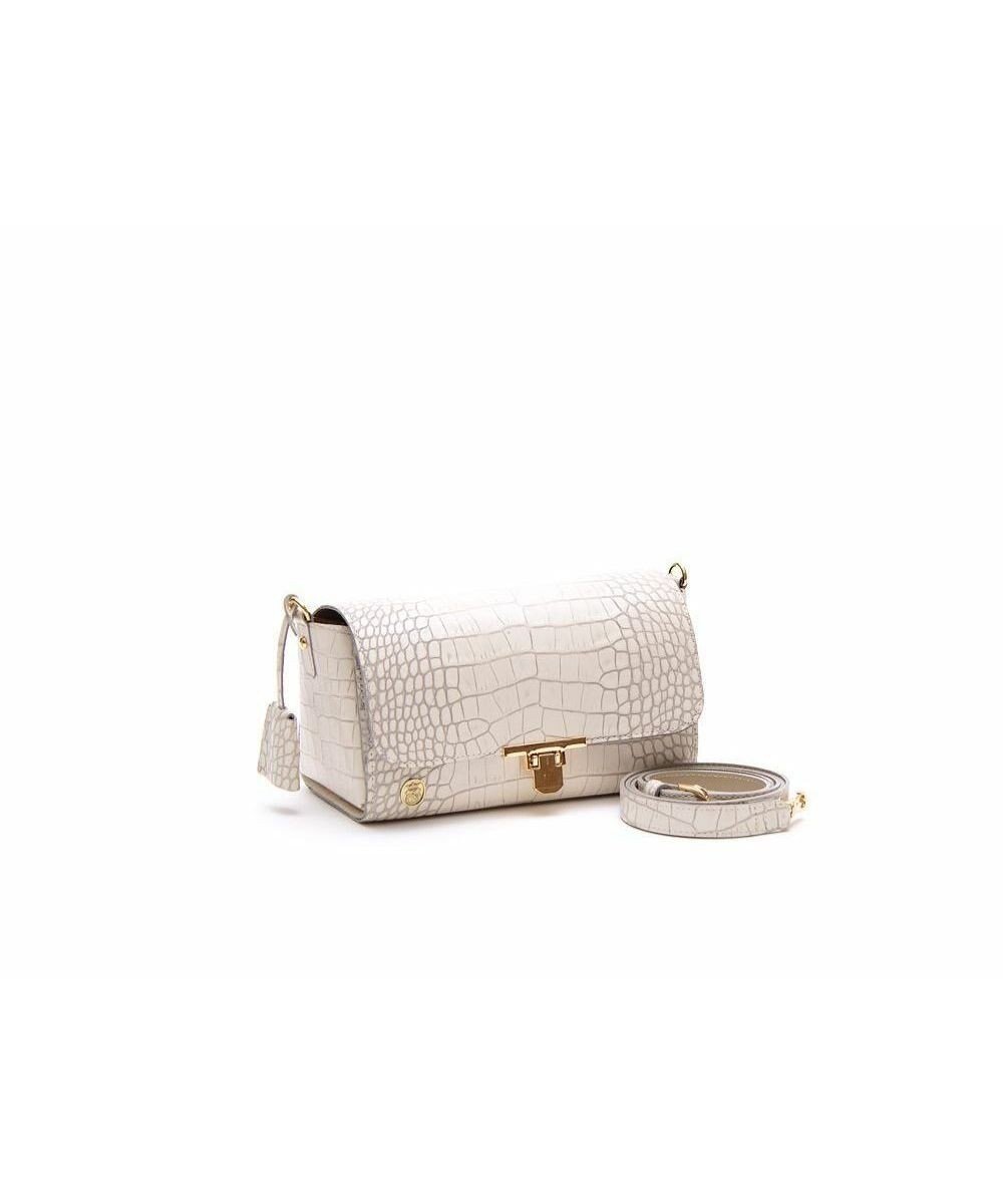 【アクセソワドゥマドモワゼルジャップ/A.D.M.J】の【牛革】クロコ型押しラウンドクラッチショルダー インテリア・キッズ・メンズ・レディースファッション・服の通販 founy(ファニー) 　ファッション　Fashion　レディースファッション　Fashion for Women　バッグ　Bags　クロコ　Crocodile, Croc Embossed　コンパクト　Compact, Small Size　ショルダー　Shoulder, Shoulder Strap　ポケット　Pocket, Pocket Detail　モチーフ　Motif, Design Theme　AV|ID: prp329100004763812 ipo3291000000034485107