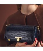 【アクセソワドゥマドモワゼルジャップ/A.D.M.J】の【牛革】クロコ型押しラウンドクラッチショルダー MARINE|ID: prp329100004763812 ipo3291000000035348563