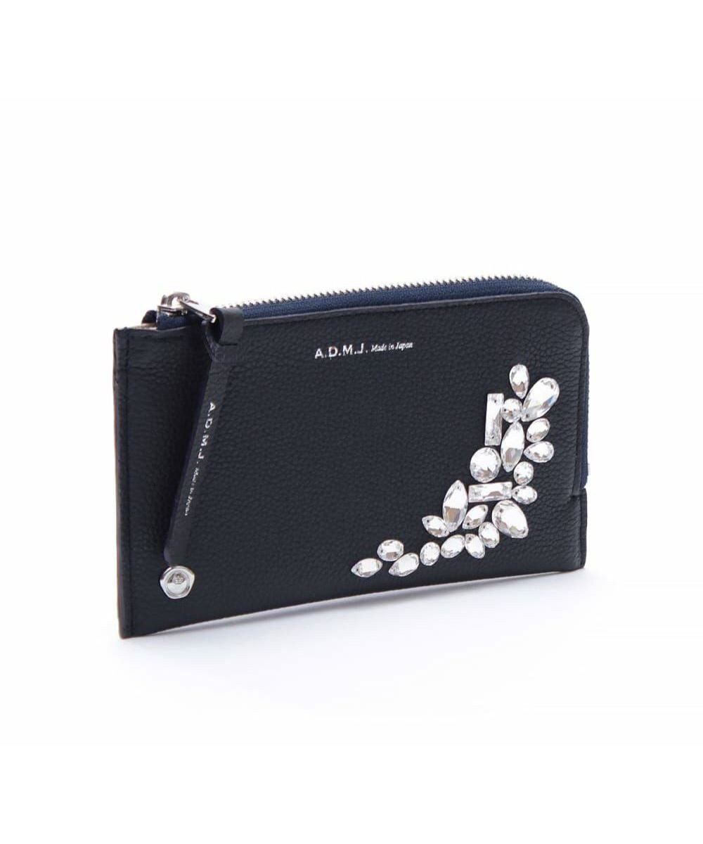 【アクセソワドゥマドモワゼルジャップ/A.D.M.J】の【牛革】モーツァルト/スワロフスキー・クリスタル付オーガナイザーパース インテリア・キッズ・メンズ・レディースファッション・服の通販 founy(ファニー) 　ファッション　Fashion　レディースファッション　Fashion for Women　バッグ　Bags　コイン　Coin, Coin Design　コレクション　Collection, Seasonal Line　スマート　Smart, Elegant　スワロフスキー　Swarovski, Crystal Accent　スーツ　Suit, Formalwear　ポケット　Pocket, Pocket Detail　MRN|ID: prp329100004763814 ipo3291000000034485116