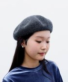 【アトレナ/ATRENA】の【日本製】カシミヤ混ベーシックベレー チャコールグレー|ID: prp329100004763818 ipo3291000000035348745