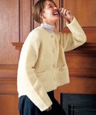 【アンフィーロ 自由区/UNFILO】の【STORY×UNFILO】シャギーニット カーディガン イエロー|ID: prp329100004763822 ipo3291000000034485156