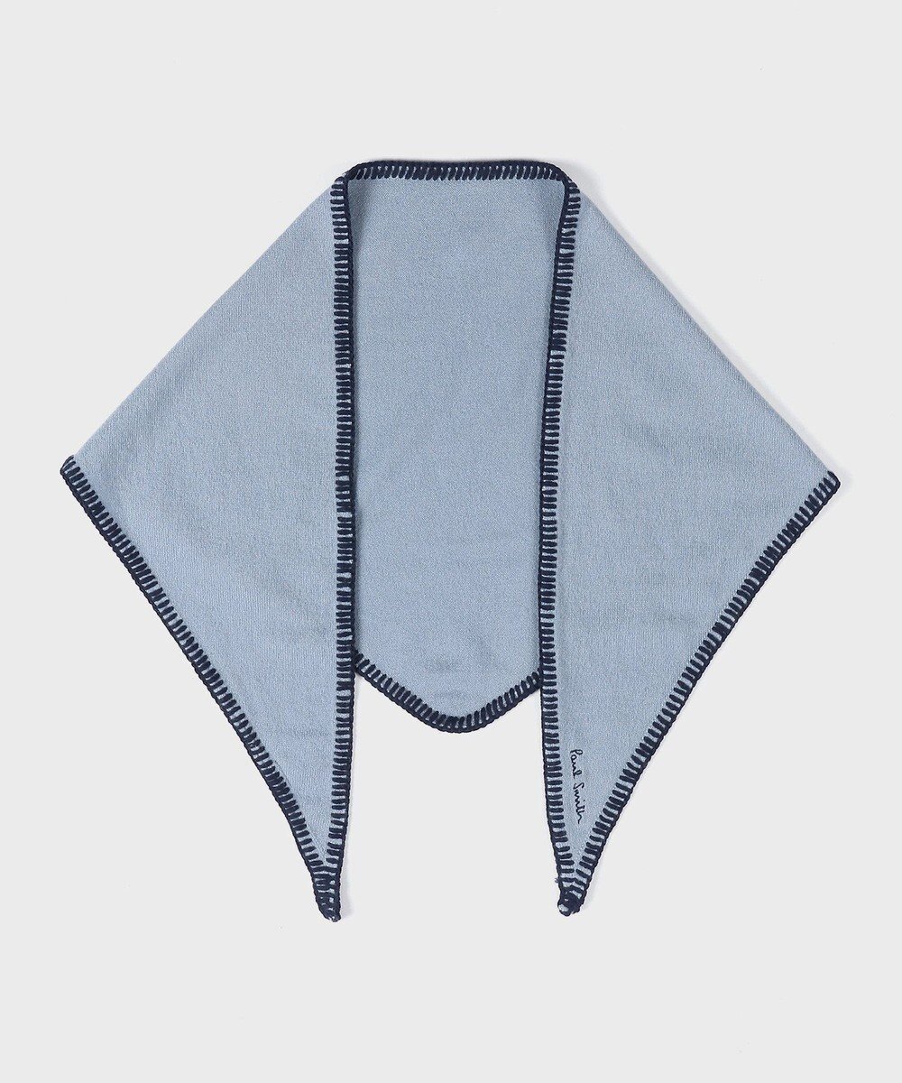 【ポール スミス/Paul Smith】のブランケットステッチ トライアングル スカーフ 人気、トレンドファッション・服の通販 founy(ファニー) 　ファッション　Fashion　レディースファッション　Fashion for Women　おすすめ　Recommended / Our Picks　ギフト プレゼント　Gift / Present　シンプル　Simple, Minimal　スカーフ　Scarf, Neckwear　トライアングル　Triangle, Triangular Shape　バンダナ　Bandana, Head Scarf　フォルム　Silhouette, Form　ブランケット　Blanket, Throw Blanket　 other-1|ID: prp329100004763823 ipo3291000000035520685
