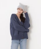 【ムーンバット/MOONBAT】のPAUL JOE ACCESSOIRES(ポール ジョー)ネコミミ シャギー ニット帽 ライトグレー|ID: prp329100004763827 ipo3291000000034485176