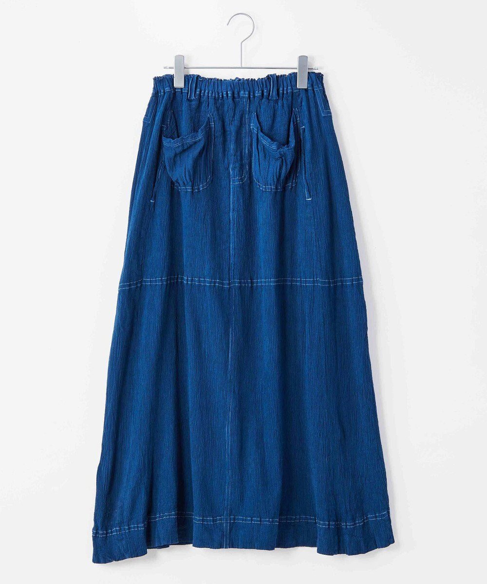 【クレプリツモリチサト/creperie tsumori chisato】のcreperie INDIGO SKIRT クレプリ インディゴスカート インテリア・キッズ・メンズ・レディースファッション・服の通販 founy(ファニー) 　ファッション　Fashion　レディースファッション　Fashion for Women　スカート　Skirts　インナー　Innerwear　コレクション　Collection, Seasonal Line　ストレート　Straight, Straight Cut　フォルム　Silhouette, Form　ポケット　Pocket, Pocket Detail　ロング　Long, Long-Length　A/W・秋冬　Autumn/Winter　S/S・春夏　SS, Spring/Summer, Warm Season　日本製　Made In Japan　夏　Summer　INDIGO NAVY|ID: prp329100004763830 ipo3291000000035631164