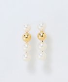 【フィービィー/phoebe】の【金属アレルギー対応】ミックスドットピアス ゴールド/ニッケルフリー/パール ゴールド|ID: prp329100004763835 ipo3291000000035348844