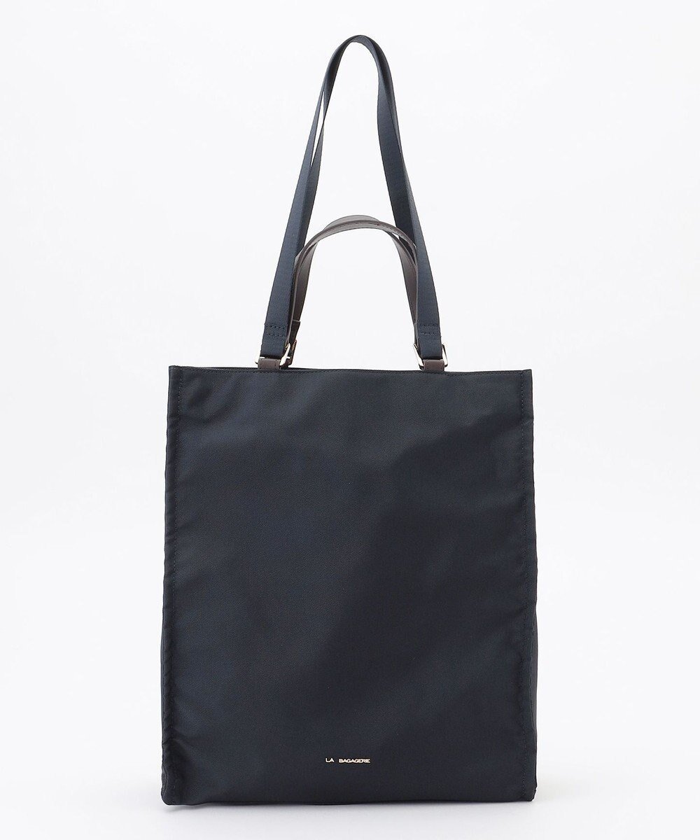 【ラ バガジェリー/LA BAGAGERIE】の縦長スクエアトート インテリア・キッズ・メンズ・レディースファッション・服の通販 founy(ファニー) 　ファッション　Fashion　レディースファッション　Fashion for Women　バッグ　Bags　おすすめ　Recommended / Our Picks　シンプル　Simple, Minimal　スマート　Smart, Elegant　ポケット　Pocket, Pocket Detail　旅行　Travel　ビジネス 仕事 通勤　Business / Work / Commuting　ネイビー|ID: prp329100004763845 ipo3291000000034485222
