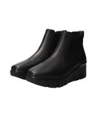 【インター ショシュール/INTER-CHAUSSURES】の【BUSSOLA】サイドゴアレザーショートブーツ ブラック|ID: prp329100004763849 ipo3291000000034485232