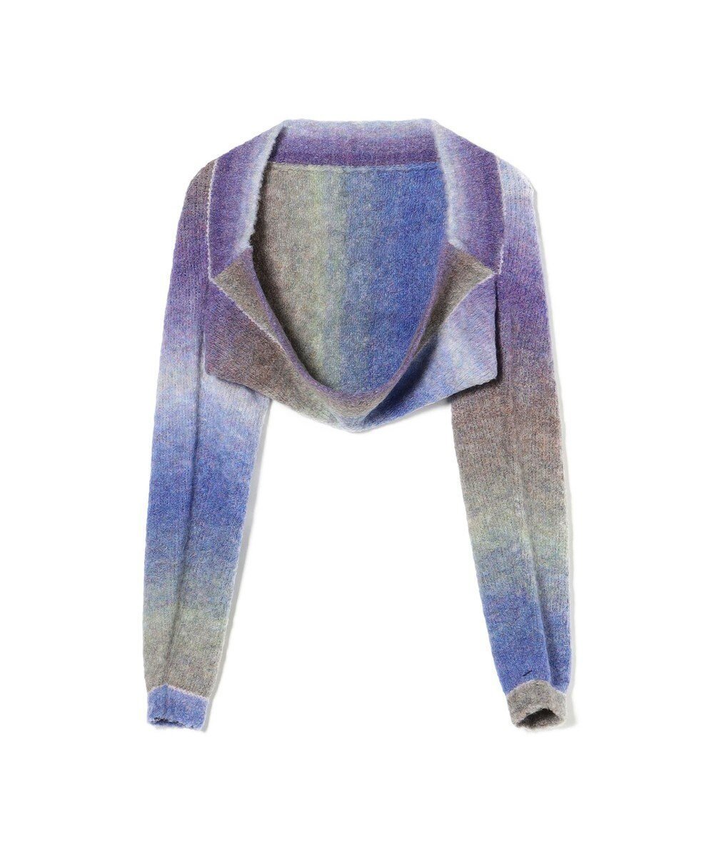 【チャコット/Chacott】のニットアームカバー インテリア・キッズ・メンズ・レディースファッション・服の通販 founy(ファニー) ファッション Fashion レディースファッション Fashion for Women トップス・カットソー Cut & Sew Tops ニット Knit Tops & Sweaters グラデーション Gradient, Ombre チェック Check, Plaid, Tartan 冬 Winter / This Winter パープルグラデーション|ID: prp329100004763861 ipo3291000000034485281