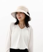 【アウロラ/AURORA】の【 Beaurance (ビューランス)】バイカラーリボンバケットハット ベージュ|ID: prp329100004763863 ipo3291000000034485294