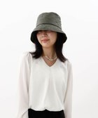 【アウロラ/AURORA】の【 Beaurance (ビューランス)】刺繍キルティングバケットハット グリーン|ID: prp329100004763864 ipo3291000000034485311