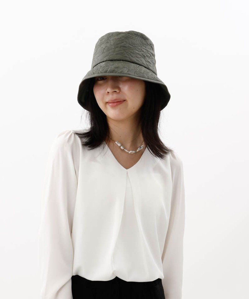 【アウロラ/AURORA】の【 Beaurance (ビューランス)】刺繍キルティングバケットハット インテリア・キッズ・メンズ・レディースファッション・服の通販 founy(ファニー) ファッション Fashion レディースファッション Fashion for Women キャップ&ハット Hats & Caps キルティング Quilted, Quilting 帽子 Hat, Headwear 抗菌 Antibacterial, Bacteria-Resistant グリーン|ID: prp329100004763864 ipo3291000000034485311