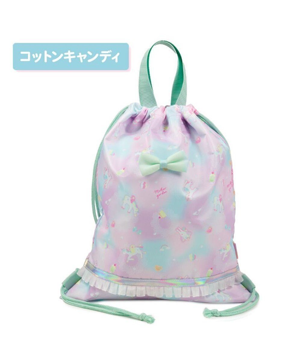 【マザーガーデン/Mother garden / KIDS】のマザーガーデン ユニコーン お着替え巾着リュック 《コットンキャンディ柄》 インテリア・キッズ・メンズ・レディースファッション・服の通販 founy(ファニー) ファッション Fashion キッズファッション Fashion for Kids ガーデン Garden, Gardening ポケット Pocket, Pocket Detail リュック Backpack, Rucksack 入学式 Entrance Ceremony 巾着 Drawstring Bag, Kinchaku コットンキャンディ柄|ID: prp329100004764787 ipo3291000000034495507