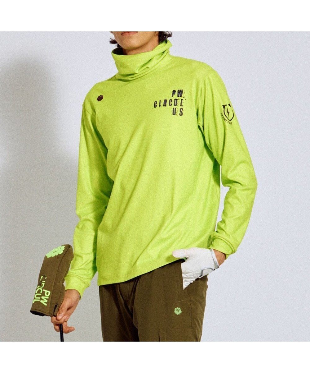 【ピーダブリュサーキュラス/PW CIRCULUS / MEN】の【起毛素材であたたか】【MEN】スピンドル付 両面起毛タートルネック ゴルフ インテリア・キッズ・メンズ・レディースファッション・服の通販 founy(ファニー) ファッション Fashion メンズファッション Fashion for Men トップス・カットソー Cut & Sew Tops メンズシャツ Shirts インナー Innerwear カットソー Cut and Sewn Top グラフィック Graphic, Graphic Design ストレッチ Stretch, Stretchy Fabric スピンドル Spindle, Drawcord タートルネック Turtleneck, High Neck ベスト Vest, Waistcoat 防寒 Cold Protection, Winter-Ready モックネック Mock Neck, Short Turtleneck ルーズ Loose, Oversized ワンポイント One Point, Statement Accent 冬 Winter / This Winter A/W・秋冬 Autumn/Winter おすすめ Recommended / Our Picks ゴルフ Golf 2025年 2025 2025-2026秋冬・A/W Autumn/Winter 2025–26 AW25–26 ライトグリーン系|ID: prp329100004764819 ipo3291000000034495679