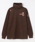 【ピーダブリュサーキュラス/PW CIRCULUS / MEN】の【起毛素材であたたか】【MEN】スピンドル付 両面起毛タートルネック ゴルフ ダークブラウン系|ID: prp329100004764819 ipo3291000000036199627