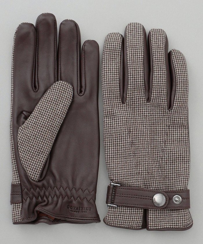 【五大陸/gotairiku / MEN】の【スマホ対応】DRAGO/ドラゴ ウールレザーコンビ グローブ インテリア・キッズ・メンズ・レディースファッション・服の通販 founy(ファニー) https://founy.com/ ファッション Fashion メンズファッション Fashion for Men イタリア Italy スマート Smart, Elegant A/W・秋冬 Autumn/Winter ビジネス 仕事 通勤 Business / Work / Commuting |ID: prp329100004764821 ipo3291000000034495686