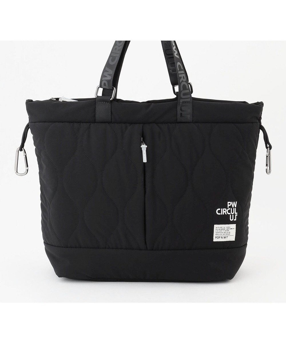 【ピーダブリュサーキュラス/PW CIRCULUS / MEN】の【UNISEX】中綿ビッグトート ゴルフ インテリア・キッズ・メンズ・レディースファッション・服の通販 founy(ファニー) ファッション Fashion メンズファッション Fashion for Men バッグ Bags 新作・新入荷 New Arrivals / New In 2025年 2025 2025-2026秋冬・A/W Autumn/Winter 2025–26 AW25–26 ユニセックス Unisex, Genderless キルティング Quilted, Quilting ゴルフ Golf センター Center, Center Line トレンド Trend, Trending Now ポケット Pocket, Pocket Detail メッシュ Mesh, Net Fabric 冬 Winter / This Winter 旅行 Travel A/W・秋冬 Autumn/Winter 軽量 Lightweight, Ultra Light ブラック系|ID: prp329100004764822 ipo3291000000034495691