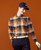 【23区 ゴルフ/23区GOLF / MEN】の【MEN】【吸水速乾・UVケア】 チェック柄プリント 長袖シャツ イエロー系3|ID: prp329100004764828 ipo3291000000034495724