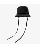 【林八百吉商店/HAYASHIYAOKICHI】のun chapeau 耳付きボアバケット ブラック|ID: prp329100004764830 ipo3291000000034495738