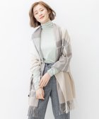 【23区/NIJYUSANKU】のカシミヤ チェック柄 ストール 人気、トレンドファッション・服の通販 founy(ファニー) ファッション Fashion レディースファッション Fashion for Women 2023年 2023 2023-2024秋冬・A/W Autumn/Winter 2023–24 AW23–24 冬 Winter / This Winter イエロー Yellow ショール Shawl, Wrap ストール Stole, Wrap チェック Check, Plaid, Tartan マフラー Scarf, Muffler 定番 Standard, Basic Item A/W・秋冬 Autumn/Winter thumbnail ベージュ|ID: prp329100004764832 ipo3291000000034495756