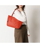 【イザック/Y'SACCS】のナイロン×レザー スクエアトートバッグ Sサイズ レンガブラウン|ID: prp329100004764837 ipo3291000000034495795