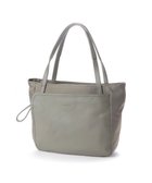 【イザック/Y'SACCS】のナイロン×レザー スクエアトートバッグ Sサイズ グレージュ|ID: prp329100004764837 ipo3291000000034495798