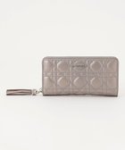 【ラ バガジェリー/LA BAGAGERIE】のシープキルティング ラウンドウォレット 人気、トレンドファッション・服の通販 founy(ファニー) ファッション Fashion レディースファッション Fashion for Women ミニ財布・二つ折り財布 Wallets & Card Cases キルティング Quilted, Quilting キルト Quilt, Quilted Fabric タッセル Tassel, Fringe ポケット Pocket, Pocket Detail ワンポイント One Point, Statement Accent エレガント 上品 Elegant 財布 Wallet, Purse thumbnail ガンメタリック|ID: prp329100004764838 ipo3291000000034495805