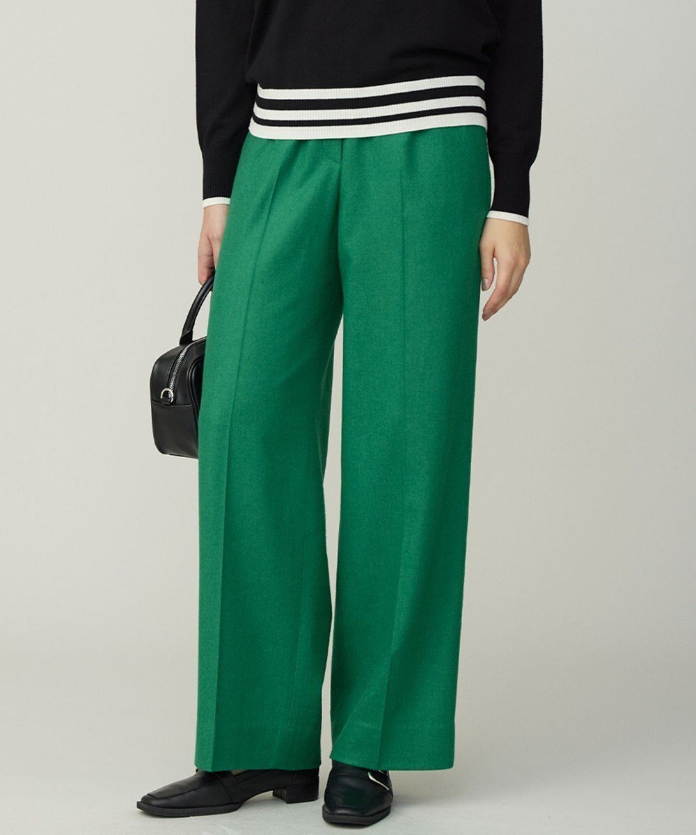 【アイシービー/iCB】の【先行予約】 ウォッシャブルライトウール ストレートパンツ インテリア・キッズ・メンズ・レディースファッション・服の通販 founy(ファニー) ファッション Fashion レディースファッション Fashion for Women パンツ Pants & Trousers ストレート Straight, Straight Cut メタル Metal, Metal Parts ワイド Wide, Wide Fit A/W・秋冬 Autumn/Winter ビジネス 仕事 通勤 Business / Work / Commuting 2025年 2025 2025-2026秋冬・A/W Autumn/Winter 2025–26 AW25–26 グリーン|ID: prp329100004764847 ipo3291000000034495857