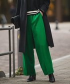 【アイシービー/iCB】のウォッシャブルライトウール ストレートパンツ 人気、トレンドファッション・服の通販 founy(ファニー) ファッション Fashion レディースファッション Fashion for Women パンツ Pants & Trousers ストレート Straight, Straight Cut メタル Metal, Metal Parts ワイド Wide, Wide Fit A/W・秋冬 Autumn/Winter ビジネス 仕事 通勤 Business / Work / Commuting 2025年 2025 2025-2026秋冬・A/W Autumn/Winter 2025–26 AW25–26 thumbnail グリーン|ID: prp329100004764847 ipo3291000000034758706