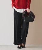 【アイシービー/iCB】のウォッシャブルライトウール ストレートパンツ 人気、トレンドファッション・服の通販 founy(ファニー) ファッション Fashion レディースファッション Fashion for Women パンツ Pants & Trousers ストレート Straight, Straight Cut メタル Metal, Metal Parts ワイド Wide, Wide Fit A/W・秋冬 Autumn/Winter ビジネス 仕事 通勤 Business / Work / Commuting 2025年 2025 2025-2026秋冬・A/W Autumn/Winter 2025–26 AW25–26 thumbnail ブラック|ID: prp329100004764847 ipo3291000000034758707