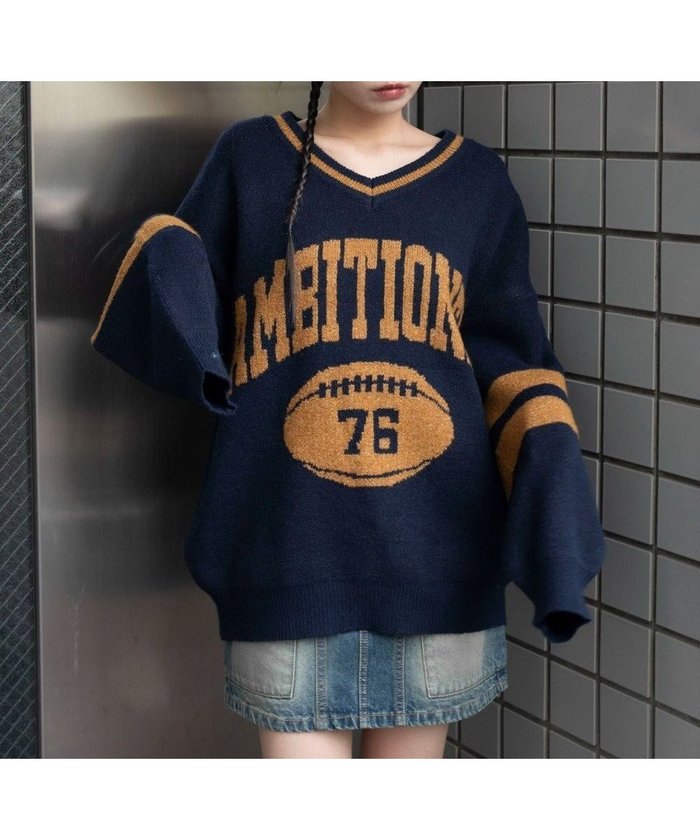 【ウィゴー/WEGO】の【25年秋冬新作】フラッフィーVネックニットBIGプルオーバー インテリア・キッズ・メンズ・レディースファッション・服の通販 founy(ファニー) https://founy.com/ ファッション Fashion レディースファッション Fashion for Women トップス・カットソー Cut & Sew Tops ニット Knit Tops & Sweaters カジュアルプルオーバー・ニットトップス Pullovers & Knit Tops / Casual Pullovers Vネックトップス V-Neck Tops / V-Cut Neckline Shirts インナー Innerwear 厚底 Platform Shoes 春 Spring 秋 Autumn カーゴパンツ Cargo Pants, Utility Pants スニーカー Sneakers, Trainers スマホ Smartphone, Mobile Device セーター Sweater, Knitwear タートル Turtleneck, Turtle Collar デニム Denim, Jeans Material トレンド Trend, Trending Now 長袖 Long Sleeve, Full Sleeve バランス Balance, Style Balance ロング Long, Long-Length 冬 Winter / This Winter A/W・秋冬 Autumn/Winter おすすめ Recommended / Our Picks |ID: prp329100004764855 ipo3291000000034495911