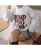 【ウィゴー/WEGO】の【2025年秋冬新作】フラッフィーグラフィックニットBIGプルオーバー 人気、トレンドファッション・服の通販 founy(ファニー) ファッション Fashion レディースファッション Fashion for Women トップス・カットソー Cut & Sew Tops ニット Knit Tops & Sweaters カジュアルプルオーバー・ニットトップス Pullovers & Knit Tops / Casual Pullovers 春 Spring 秋 Autumn グラフィック Graphic, Graphic Design スニーカー Sneakers, Trainers スマホ Smartphone, Mobile Device セーター Sweater, Knitwear デニム Denim, Jeans Material トレンド Trend, Trending Now 長袖 Long Sleeve, Full Sleeve バランス Balance, Style Balance 冬 Winter / This Winter A/W・秋冬 Autumn/Winter 新作・新入荷 New Arrivals / New In |ID:prp329100004764856