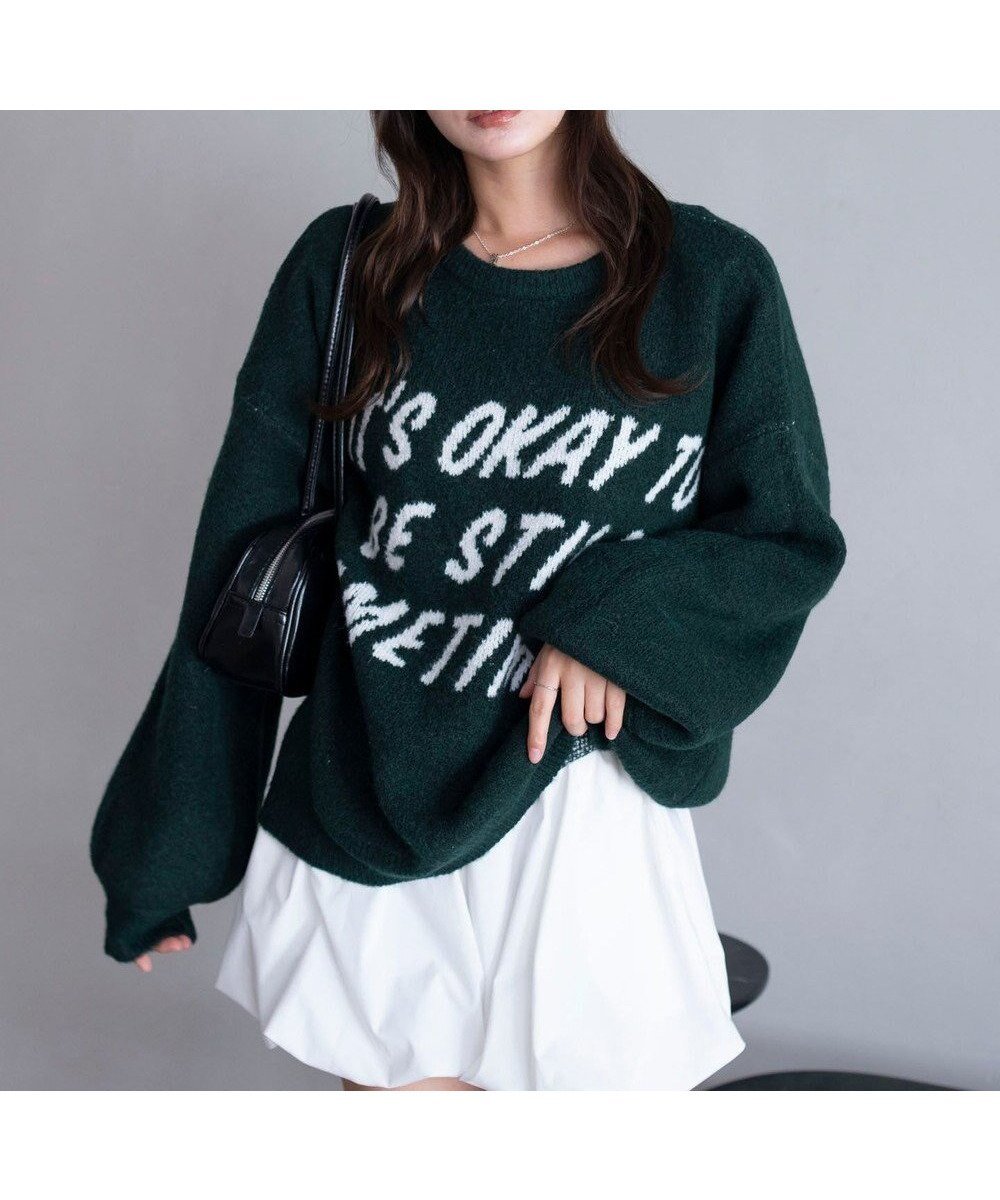 【ウィゴー/WEGO】の【2025年秋冬新作】フラッフィーグラフィックニットBIGプルオーバー インテリア・キッズ・メンズ・レディースファッション・服の通販 founy(ファニー) 　ファッション　Fashion　レディースファッション　Fashion for Women　トップス・カットソー　Cut & Sew Tops　ニット　Knit Tops & Sweaters　カジュアルプルオーバー・ニットトップス　Pullovers & Knit Tops / Casual Pullovers　春　Spring　秋　Autumn　グラフィック　Graphic, Graphic Design　スニーカー　Sneakers, Trainers　スマホ　Smartphone, Mobile Device　セーター　Sweater, Knitwear　デニム　Denim, Jeans Material　トレンド　Trend, Trending Now　長袖　Long Sleeve, Full Sleeve　バランス　Balance, Style Balance　冬　Winter / This Winter　A/W・秋冬　Autumn/Winter　柄4|ID: prp329100004764856 ipo3291000000034495922