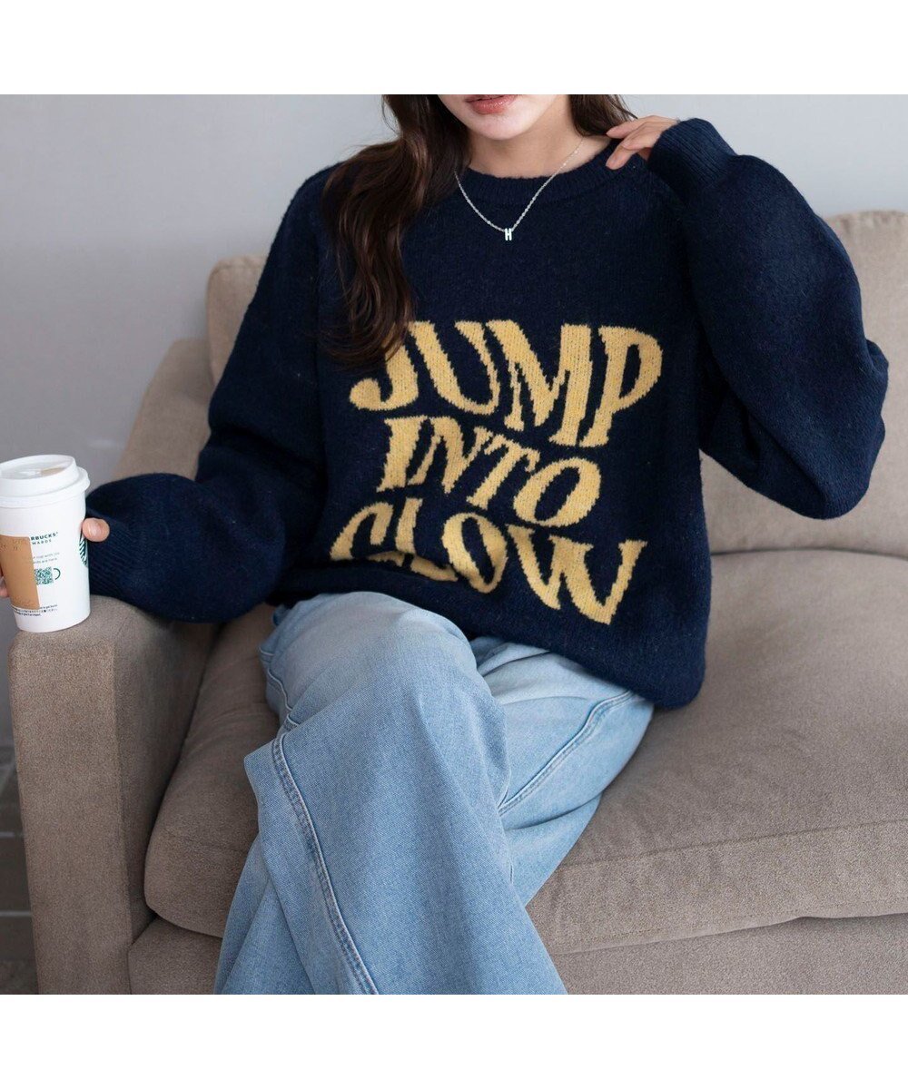 【ウィゴー/WEGO】の【2025年秋冬新作】フラッフィーグラフィックニットBIGプルオーバー インテリア・キッズ・メンズ・レディースファッション・服の通販 founy(ファニー) 　ファッション　Fashion　レディースファッション　Fashion for Women　トップス・カットソー　Cut & Sew Tops　ニット　Knit Tops & Sweaters　カジュアルプルオーバー・ニットトップス　Pullovers & Knit Tops / Casual Pullovers　春　Spring　秋　Autumn　グラフィック　Graphic, Graphic Design　スニーカー　Sneakers, Trainers　スマホ　Smartphone, Mobile Device　セーター　Sweater, Knitwear　デニム　Denim, Jeans Material　トレンド　Trend, Trending Now　長袖　Long Sleeve, Full Sleeve　バランス　Balance, Style Balance　冬　Winter / This Winter　A/W・秋冬　Autumn/Winter　柄7|ID: prp329100004764856 ipo3291000000034495925