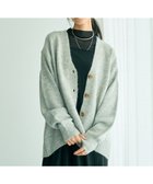 【イェッカ ヴェッカ/YECCA VECCA】のミドル丈Vネックカーディガン Light Gray|ID: prp329100004764865 ipo3291000000034495984