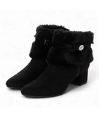 【イング/ing】のPitti 4WAYファービジューリボンベルトショートブーツ ブラックスエード|ID: prp329100004764869 ipo3291000000034496004