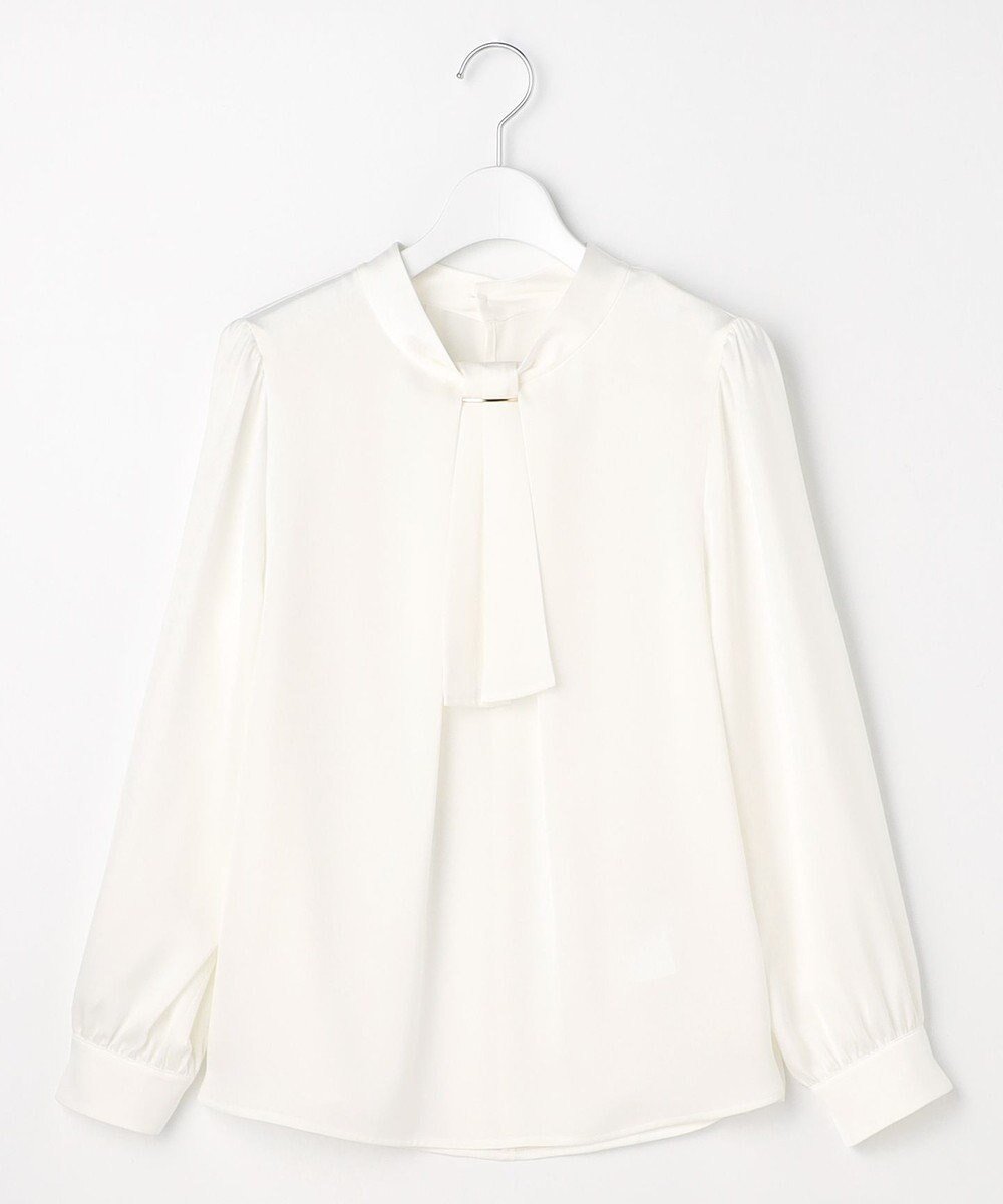 【エニィ スィス/any SiS】の【4WAY】長袖 ボウブラウス 人気、トレンドファッション・服の通販 founy(ファニー) ファッション Fashion レディースファッション Fashion for Women トップス・カットソー Cut & Sew Tops シャツ・ブラウス・オフィスカジュアル Elegant Blouses & Button-Ups エレガント 上品 Elegant サテン Satin, Glossy Fabric シンプル Simple, Minimal セレモニー Ceremony フロント Front, Front Design 入学式 Entrance Ceremony 卒業式 Graduation Ceremony 夏 Summer 新作・新入荷 New Arrivals / New In 春 Spring S/S・春夏 SS, Spring/Summer, Warm Season ビジネス 仕事 通勤 Business / Work / Commuting 長袖 Long Sleeve, Full Sleeve other-1|ID: prp329100004764879 ipo3291000000034496041