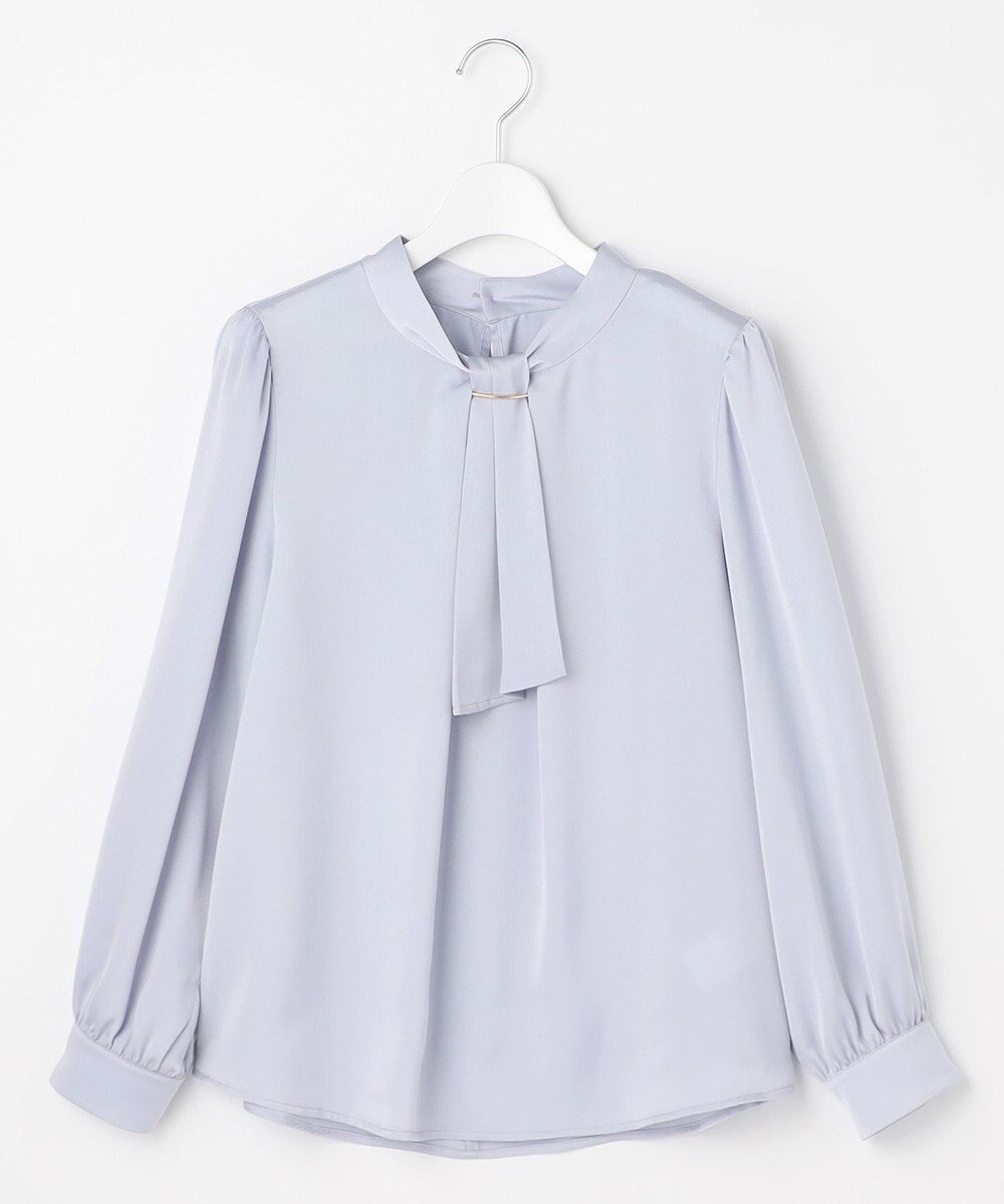 【エニィ スィス/any SiS】の【4WAY】長袖 ボウブラウス インテリア・キッズ・メンズ・レディースファッション・服の通販 founy(ファニー) ファッション Fashion レディースファッション Fashion for Women トップス・カットソー Cut & Sew Tops シャツ・ブラウス・オフィスカジュアル Elegant Blouses & Button-Ups エレガント 上品 Elegant サテン Satin, Glossy Fabric シンプル Simple, Minimal セレモニー Ceremony フロント Front, Front Design 入学式 Entrance Ceremony 卒業式 Graduation Ceremony 夏 Summer 新作・新入荷 New Arrivals / New In 春 Spring S/S・春夏 SS, Spring/Summer, Warm Season ビジネス 仕事 通勤 Business / Work / Commuting 長袖 Long Sleeve, Full Sleeve ライトブルー|ID: prp329100004764879 ipo3291000000034496043