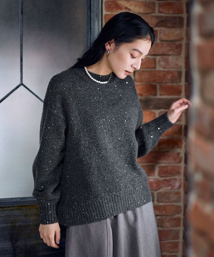 【エニー/ANY】のスパンコールニット インテリア・キッズ・メンズ・レディースファッション・服の通販 founy(ファニー) https://founy.com/ ファッション Fashion レディースファッション Fashion for Women トップス・カットソー Cut & Sew Tops ニット Knit Tops & Sweaters 洗える Machine Washable スパンコール Sequins, Sequin Embellishment スリット Slit, Slit Detail セーター Sweater, Knitwear タートルネック Turtleneck, High Neck デニム Denim, Jeans Material フェミニン Feminine, Girly ワンポイント One Point, Statement Accent 冬 Winter / This Winter A/W・秋冬 Autumn/Winter 新作・新入荷 New Arrivals / New In おすすめ Recommended / Our Picks エレガント 上品 Elegant |ID: prp329100004764880 ipo3291000000034496046