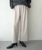 【イェッカ ヴェッカ/YECCA VECCA】のイージーカットジョーゼットパンツ Light Gray|ID: prp329100004764889 ipo3291000000034496099