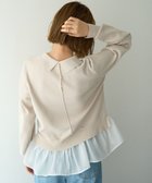 【イェッカ ヴェッカ/YECCA VECCA】の2way襟付きフリルレイヤードニット Light Gray|ID: prp329100004764890 ipo3291000000034496102