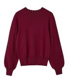 【イェッカ ヴェッカ/YECCA VECCA】のスカラップニット Red|ID: prp329100004764894 ipo3291000000034496121